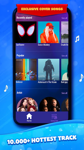 Android application Duet Tiles - Rhythm Music Game screenshort