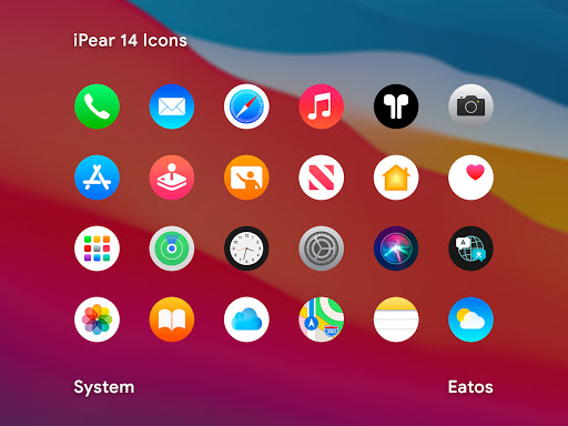 iPear 15 - Pacote de ícones redondos