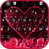 Pink Glitter Heart 2 Keyboard Background icon