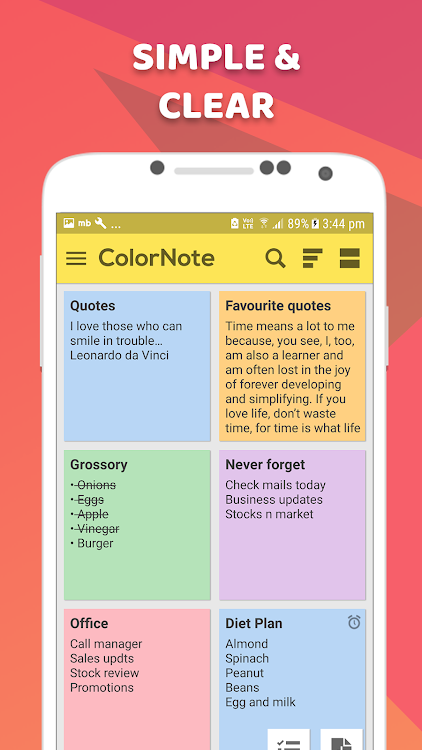 Color Notes - 17 - (Android)