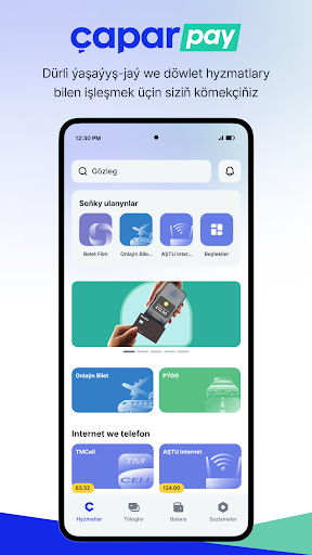 Android application ÇaparPay screenshort