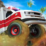 Cover Image of Download Ambulance Stunts Offroad Game  APK