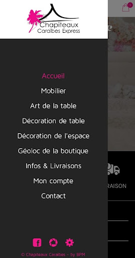 Chapiteaux Caraïbes Express Screen 2