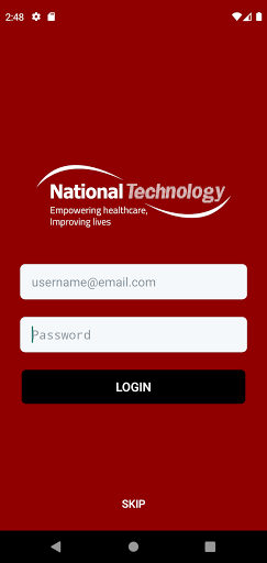 Android application National Technology Systems screenshort