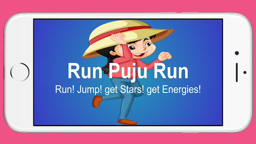 Android application Run Puju Run - running game screenshort