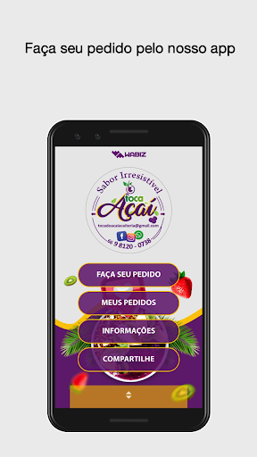 Android application Toca do Açaí CNN screenshort