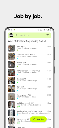 Screenshot of WorkPhotos