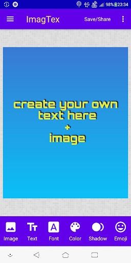 Android application ImagTex - Text On Photos screenshort