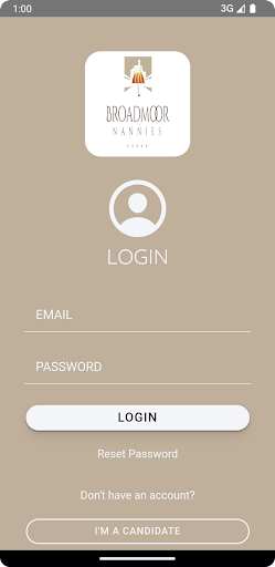 Android application Resort and Broadmoor Nannies screenshort