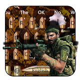 Gun Bullet Keyboard Theme Soldier Weapon icon