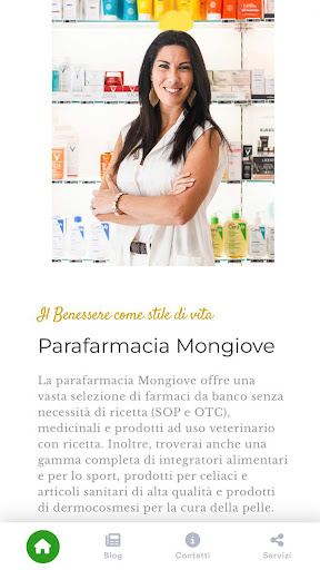 Android application Parafarmacia Mongiove screenshort