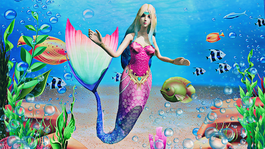 Mermaid Simulator 3D Sea Games