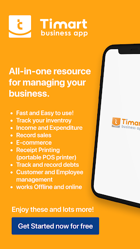 Android application Timart Business App screenshort