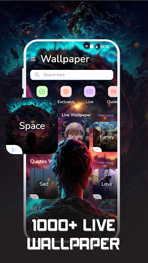 Android application Wallpaper AI - AI Wallpapers screenshort