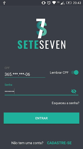 Android application Seteseven PayCode screenshort