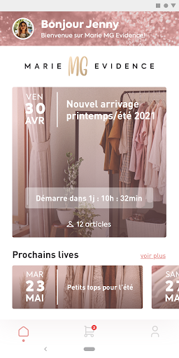 Android application Marie MGEvidence screenshort