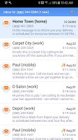 screenshot of AT&T Voicemail Viewer