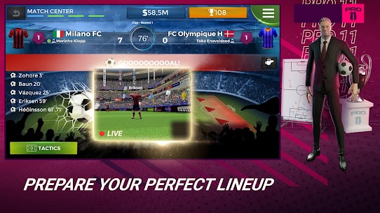 Pro 11 – Football Manager Game  Full Apk Download 1