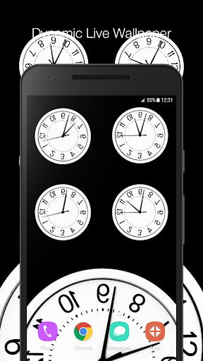 Android application Clock Live Wallpaper screenshort