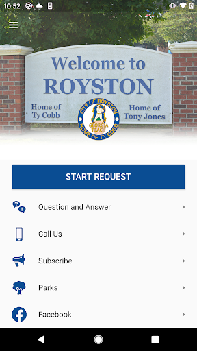 Android application Reach Royston screenshort