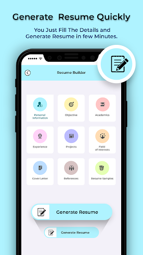 CV Resume Maker App for Job Screen 2