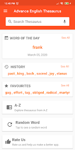 Advance English Thesaurus - Of
