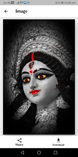 Android application Durga Pooja Greetings screenshort