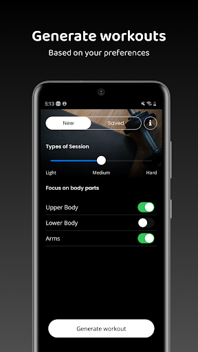 Android application Tony's Dumbbell Home Workout screenshort