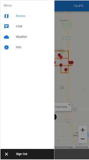 FPC School Bus Tracker Screen 2