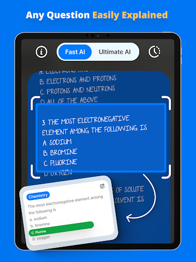 Screenshot of PhotoSolve: AI Homework Helper