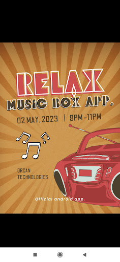 Relax Music Box App. Screen 3
