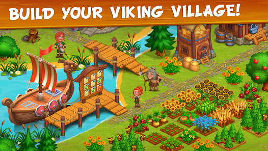 Vikings and Dragon Island Farm MOD APK 1.47 (Unlimited Money) Android