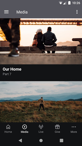 Harvest Life Church App Screen 2