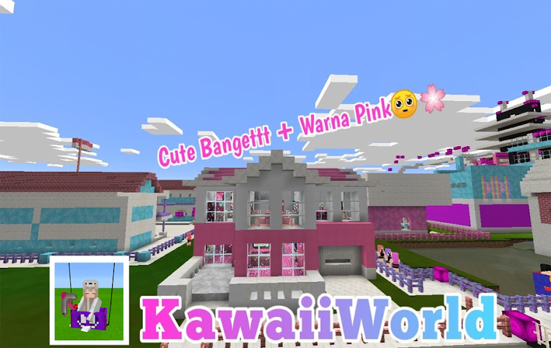 New Kawaii World 2023 Game, Kawaiicraft, Drama Kawaii World Pink