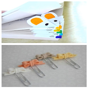 Paper bookmarks for books