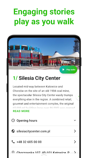 Katowice Tour Guide:SmartGuide Screen 2