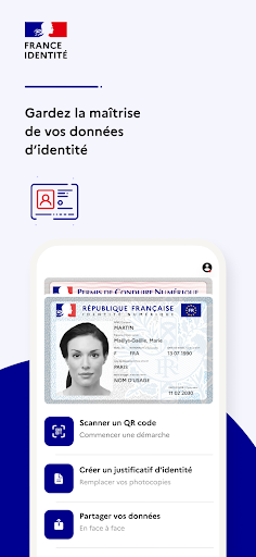 Android application France Identité screenshort