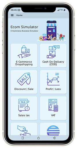 Android application E-commerce Business Simulator screenshort