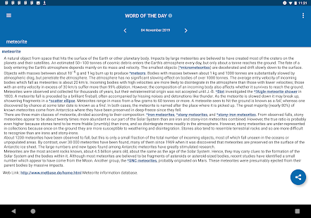 Oxford Dictionary of Astronomy Captura de pantalla