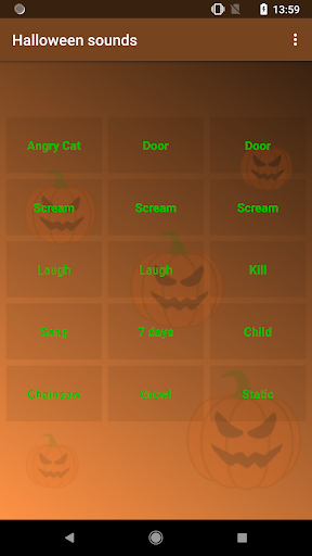 Halloween Sounds Screen 2