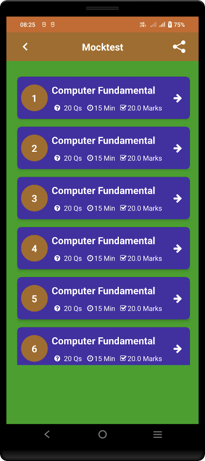 #5. Computer GK - Mocktest, Study (Android) Podle: codIQ - A study platform