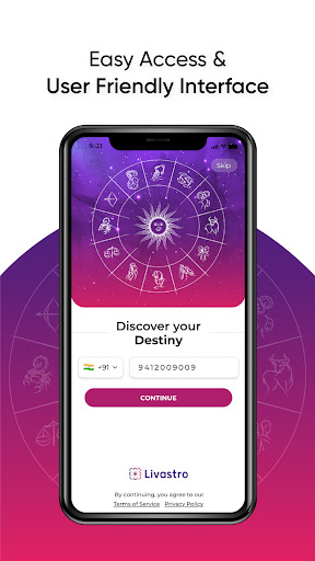 Android application Livastro: Talk to Astrologers screenshort