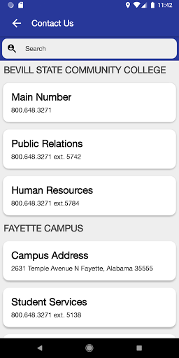 Bevill State Community College Screenshot