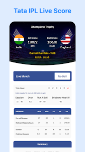 Tata IPL 2023 - Live Score
