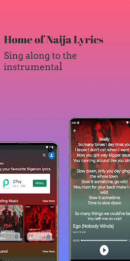 Android application Lyrics Nigeria: 9ja Music Hub screenshort