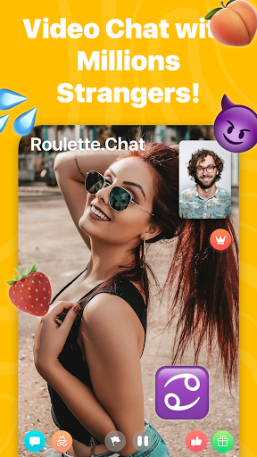 Android application Roulette Chat Video Omegle Ome screenshort