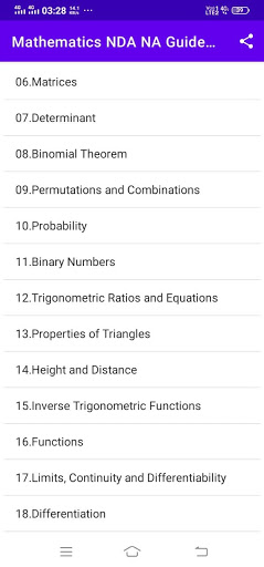 nda math book & Previous Paper Screen 2