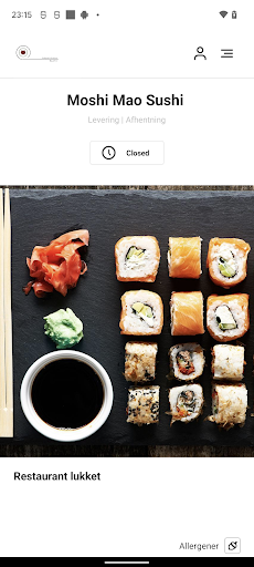Android application Moshi Mao Sushi screenshort