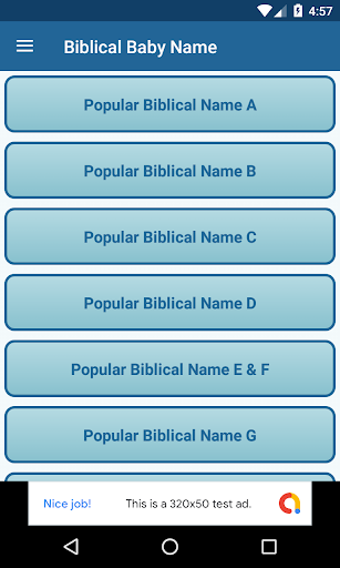 Android application Biblical Baby Name - 2000 Chri screenshort