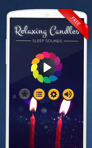 Android application Relaxing Candles: music, sleep screenshort